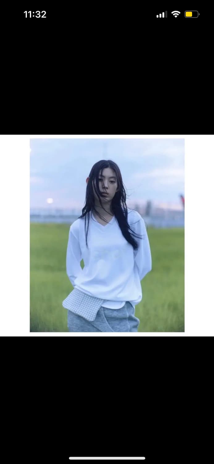 팀지초이 롱슬리브 화이트 사이즈 1 상품이미지1