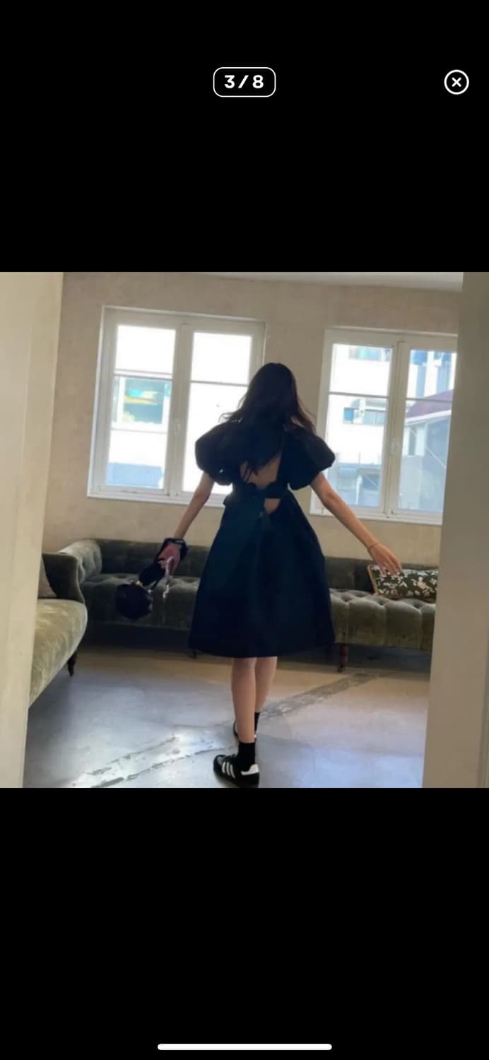 세실리아 반센 블랙 원피스 상품이미지4