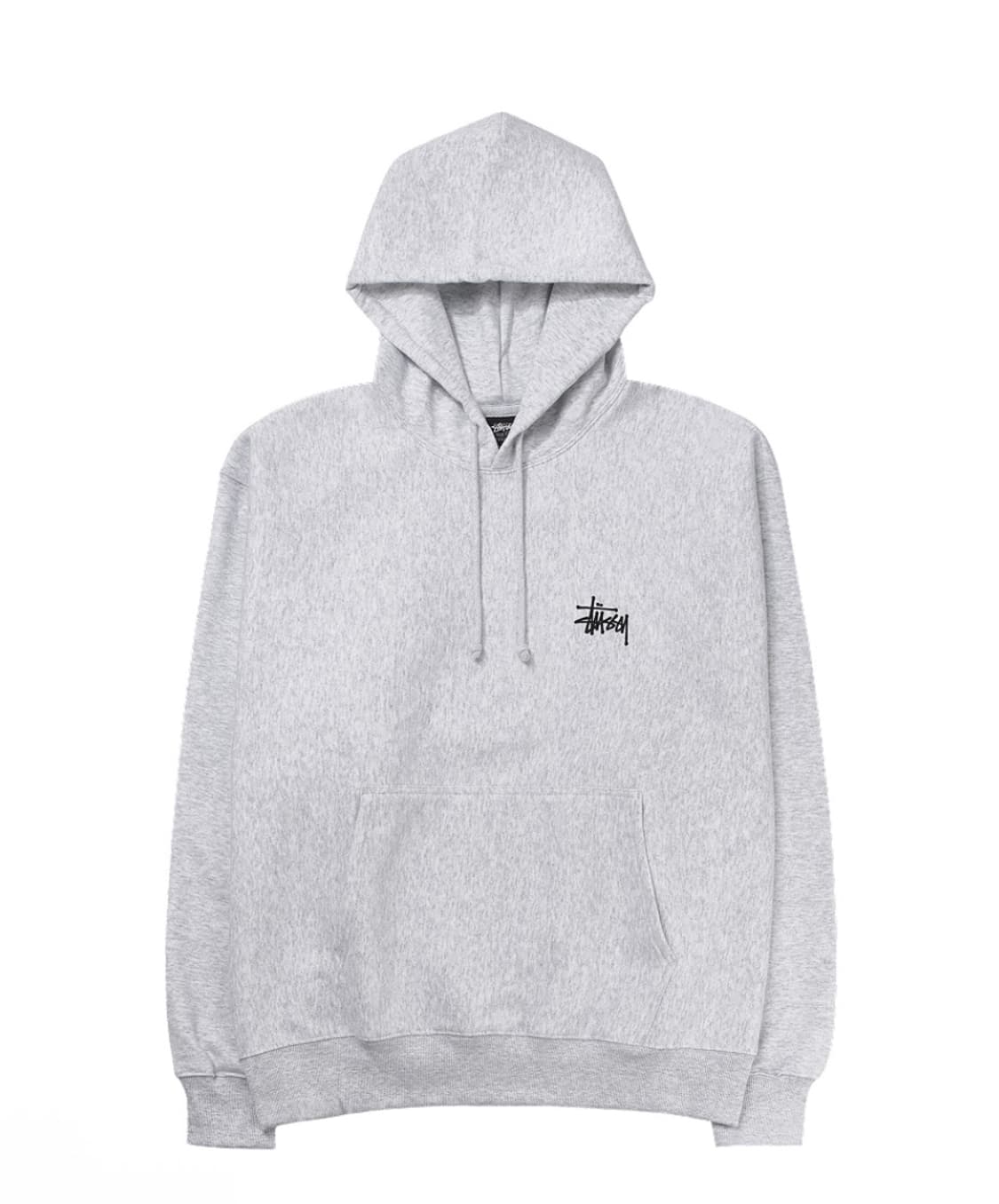 스투시 베이직 로고 후드 애쉬 헤더  M L 상품이미지1