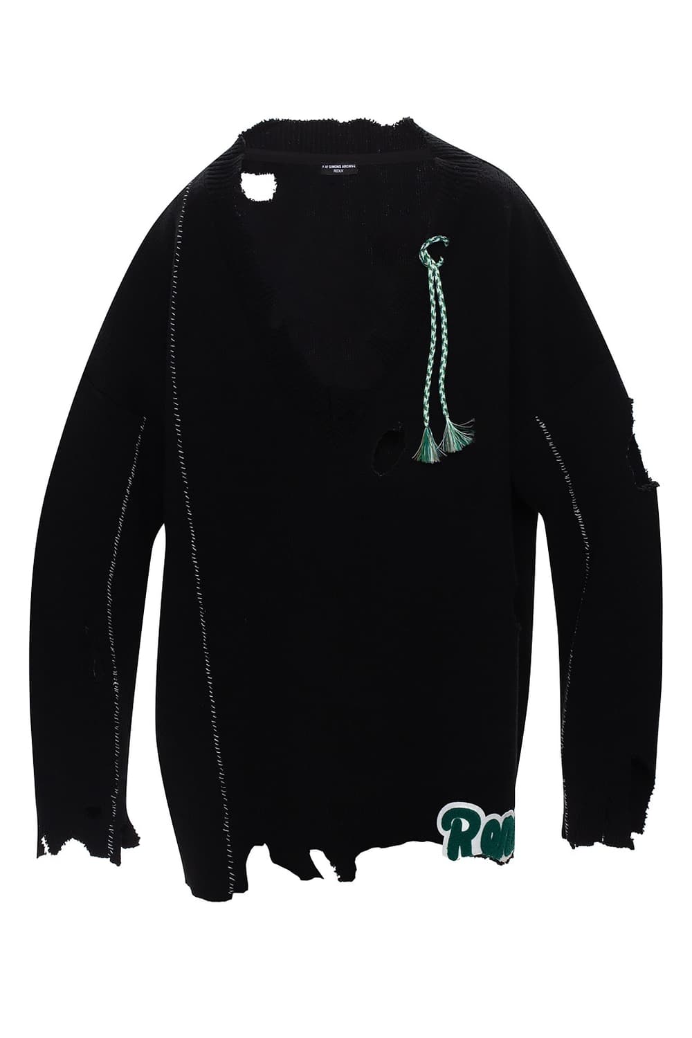 라프 시몬스 아카이브리덕스 V넥 오버사이즈 니트 80% 상품이미지1