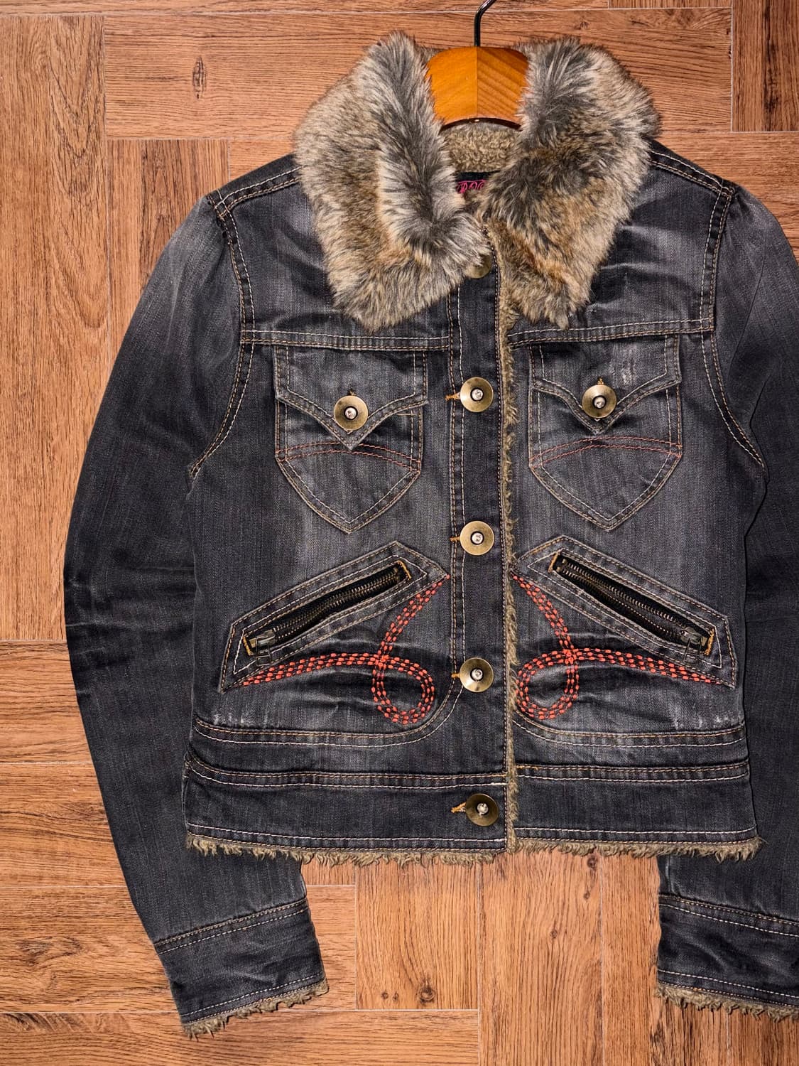 빈티지 스티치 디테일 쉐르파 상품이미지4