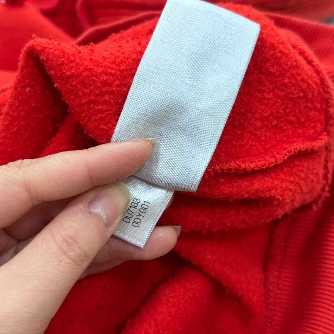 M 아디다스 빈티지 트레포일 후드 티셔츠 0403E 상품이미지5