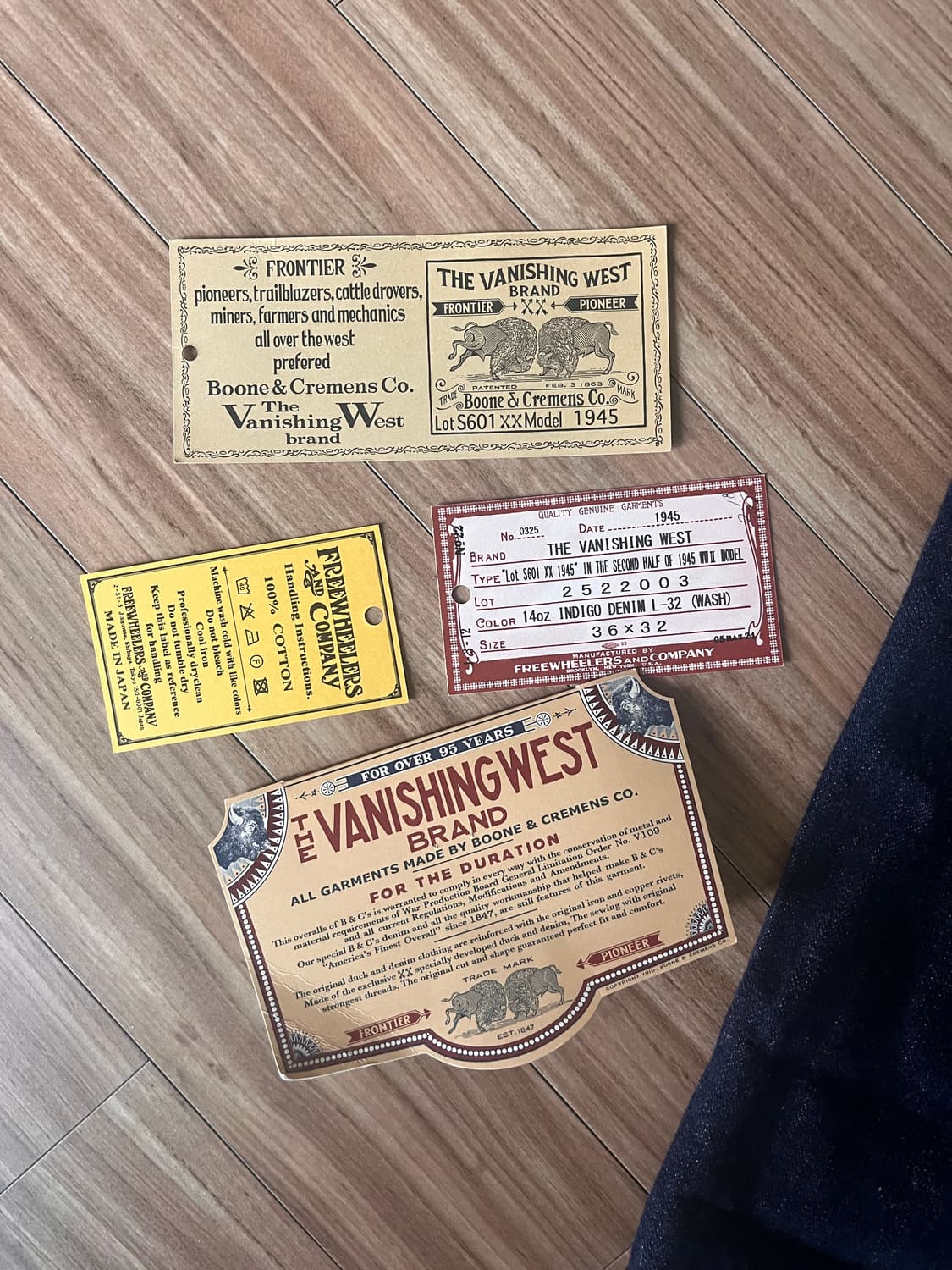 프리휠러스 24aw s601xx 대전판 1944-45 36 32 상품이미지4
