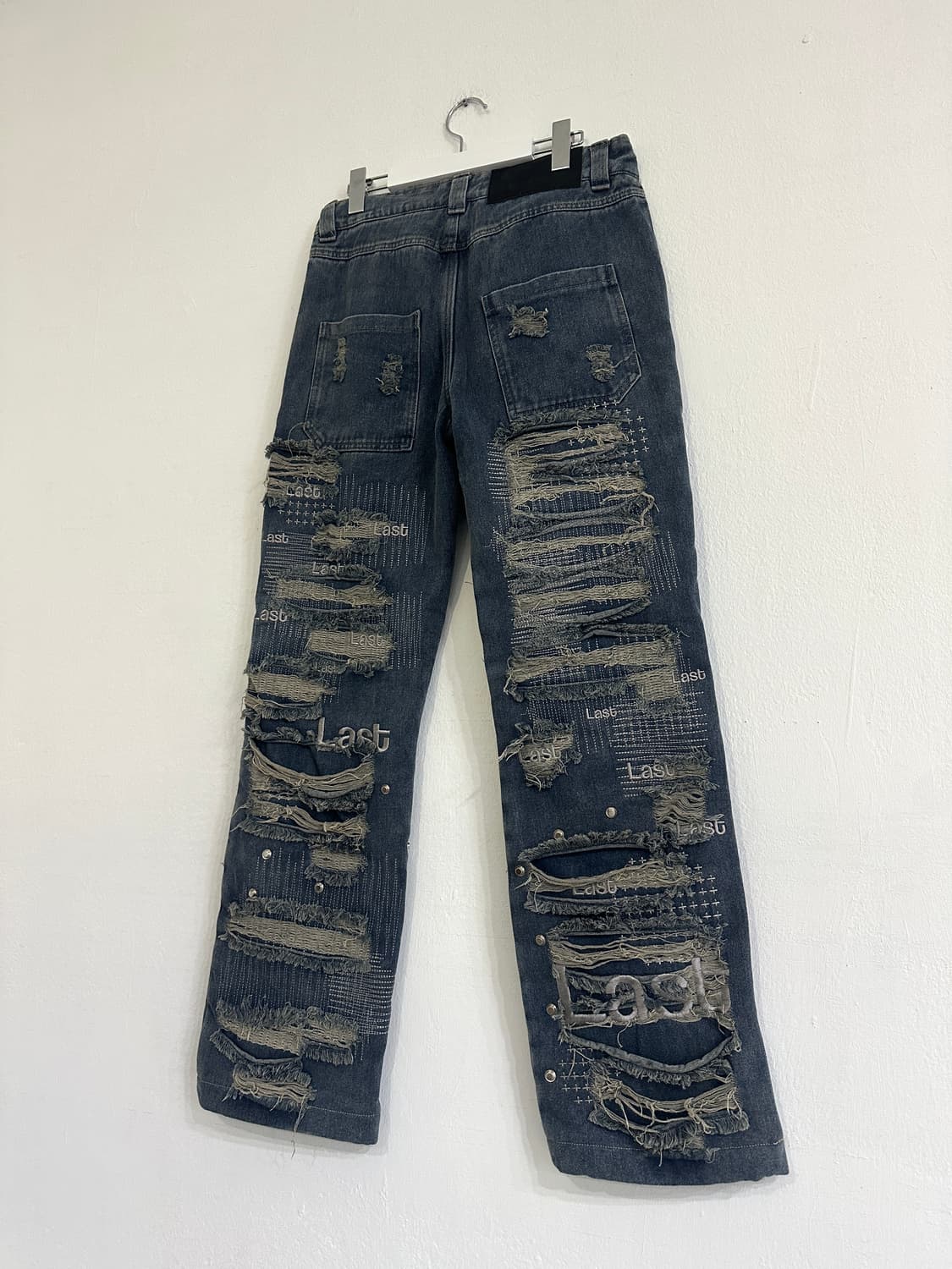 VTG 디스트로이드 레터링 와이드진 상품이미지6