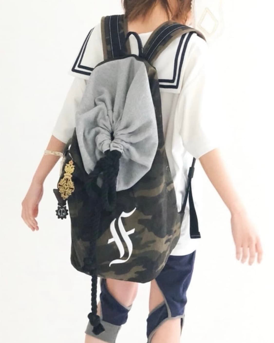 샵페어리 카모 백팩 상품이미지1