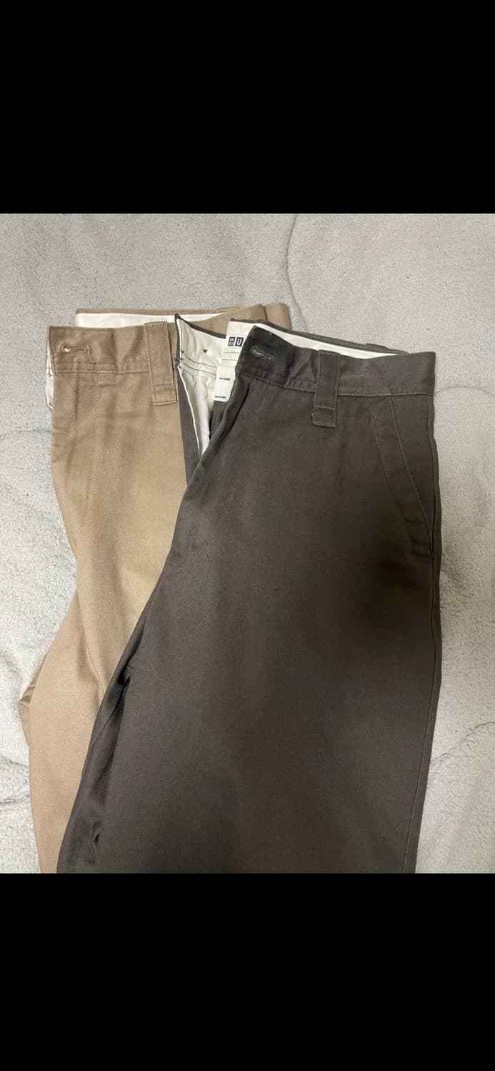 유니클로 와이드핏 치노팬츠 76 상품이미지1