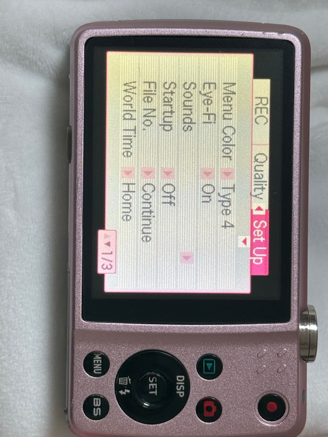 카시오 엑슬림 z550 핑크 상품이미지8