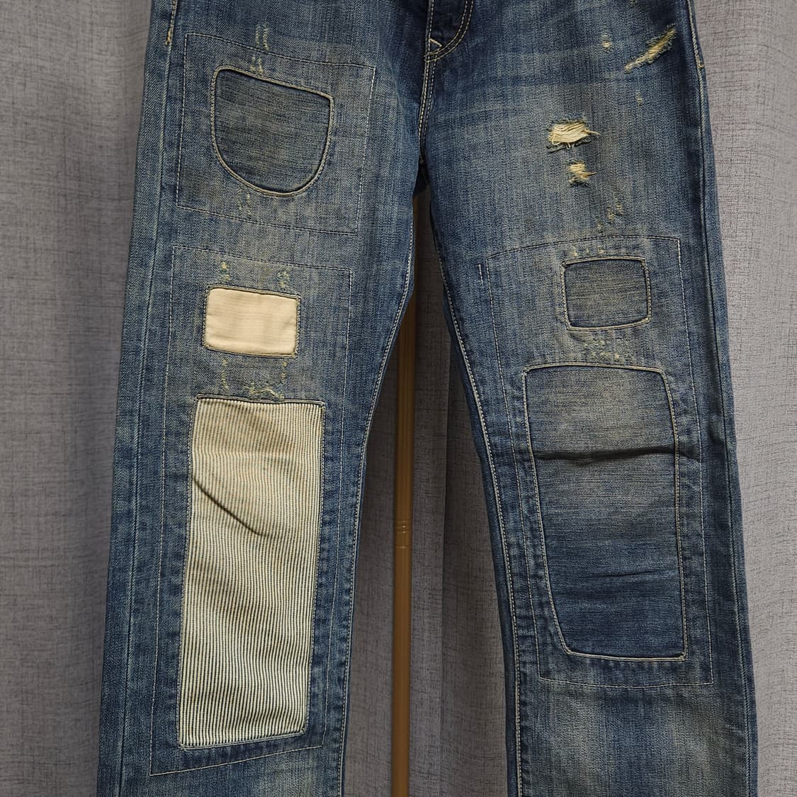 30 ) 리바이스 523 커스텀 빈티지 패치 스트레이트 청바지 상품이미지3