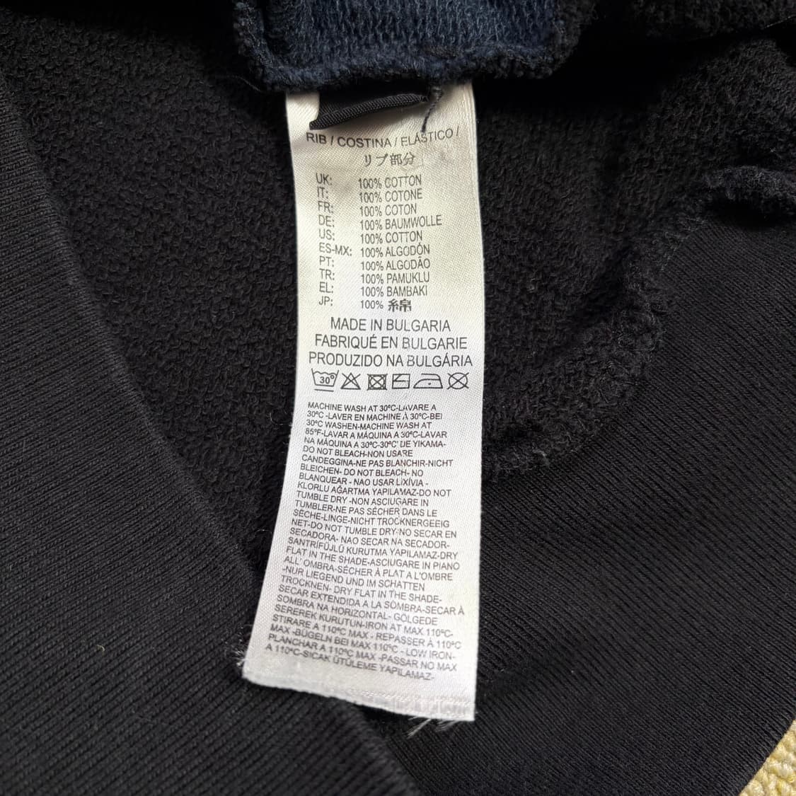 디젤 블랙 데님 이펙트 맨투맨(XL) 상품이미지5