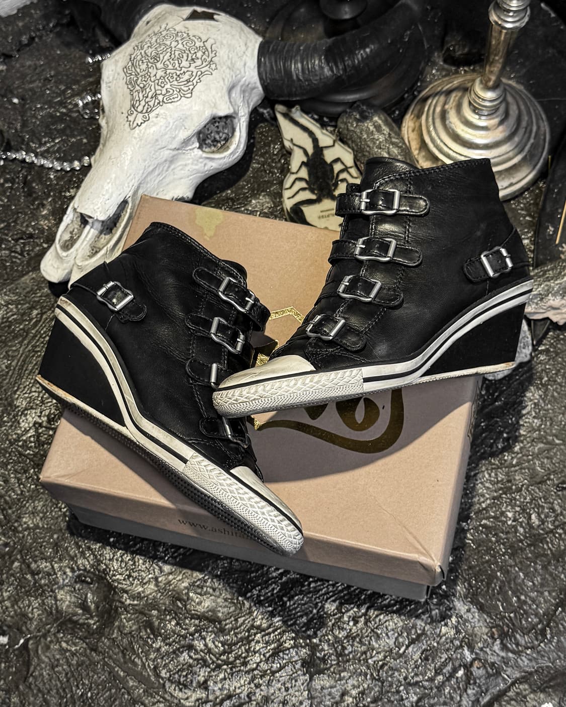 ASH – Multi Buckle Wedge Sneakers  상품이미지9