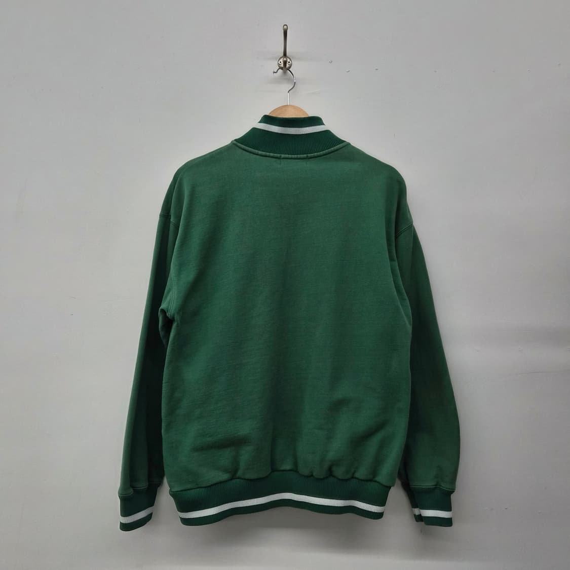 엑스라지 그린 하프집업 맨투맨 남성 M 상품이미지5