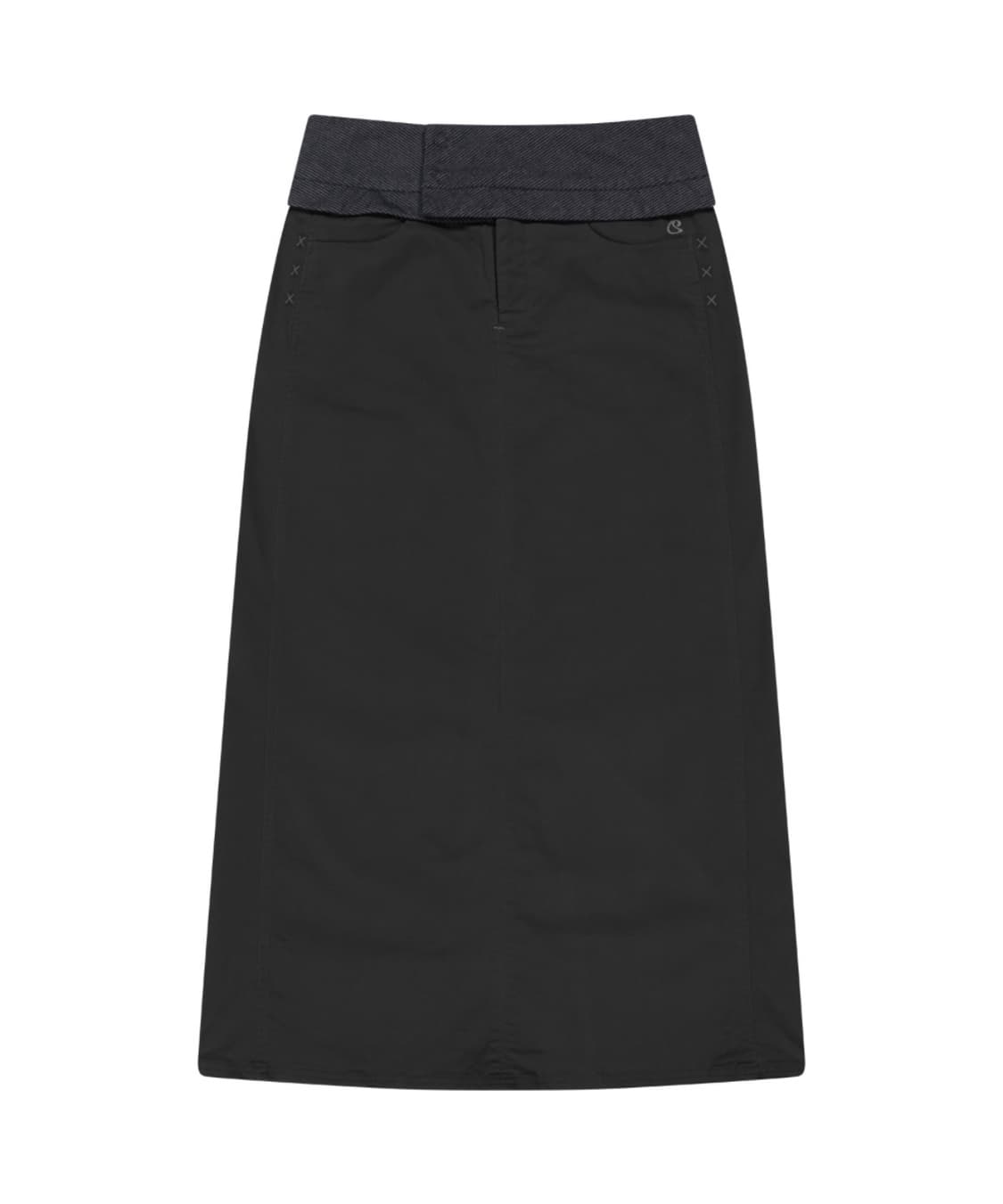 코이세이오 스커트 WAIST PANEL SKIRT CHARCOAL 상품이미지1