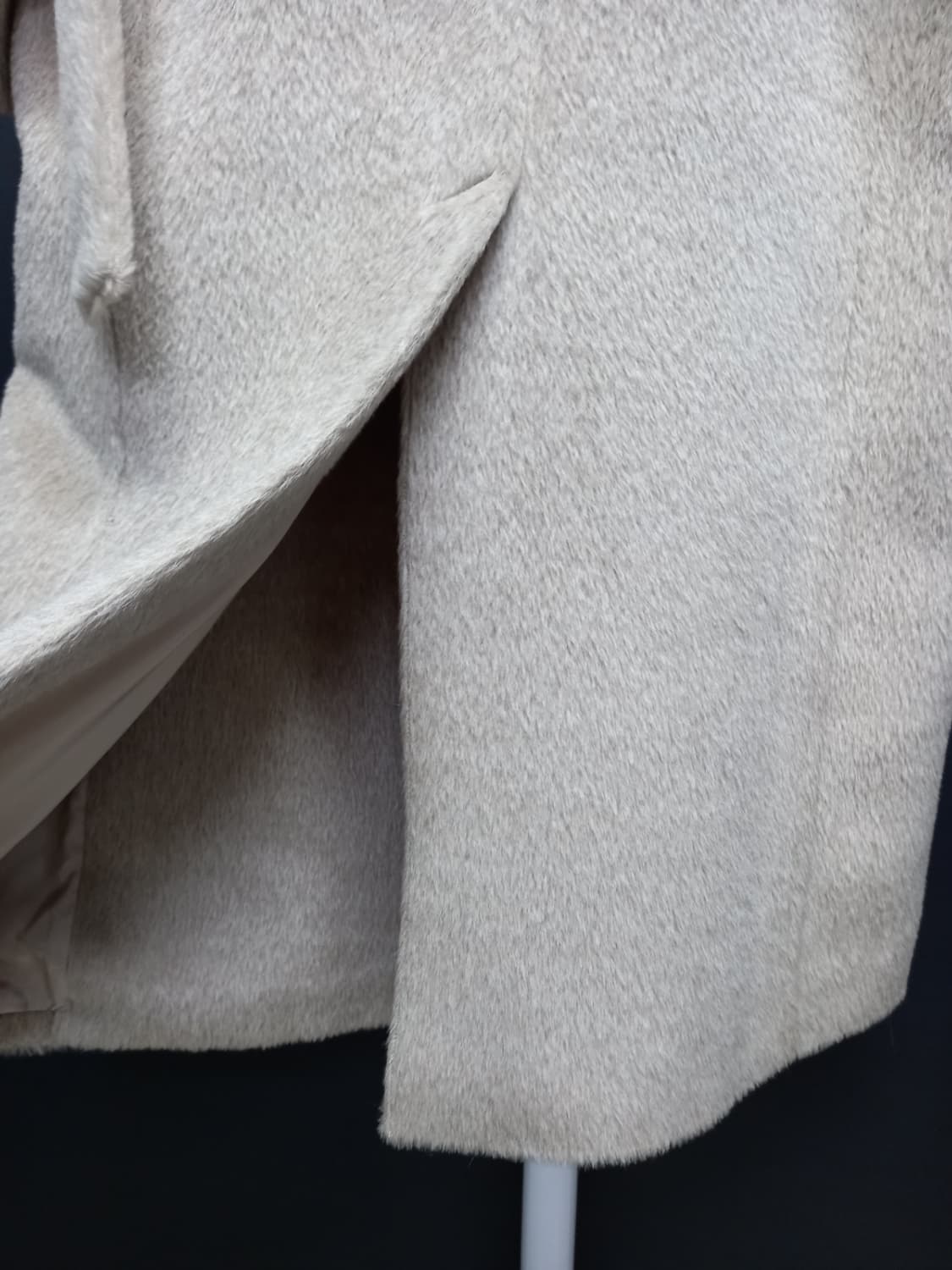 새 시에 SIE 알파카 맥시 롱 코트 F 44-77 상품이미지7