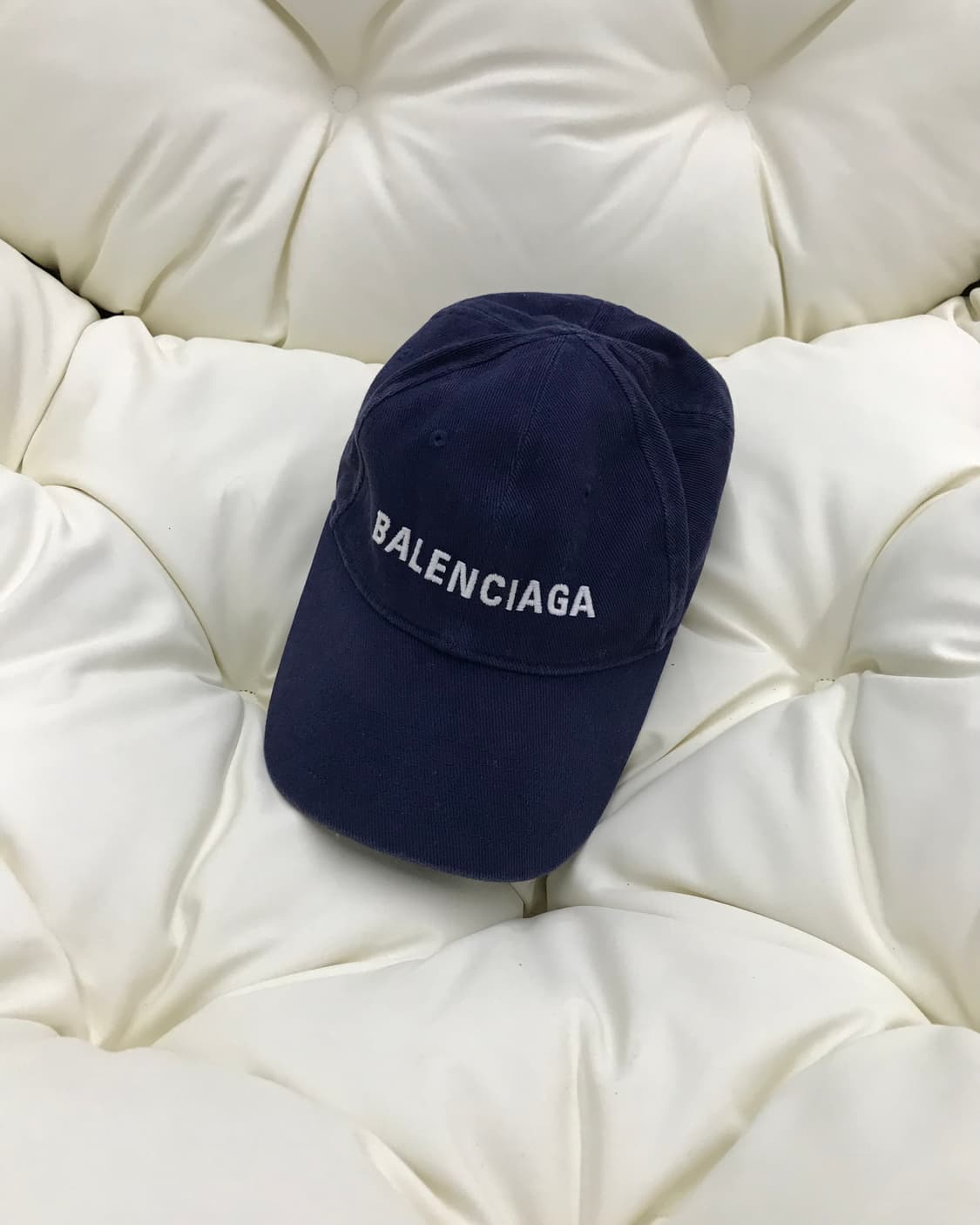 발렌시아가 워시드블루 볼캡 모자 상품이미지1