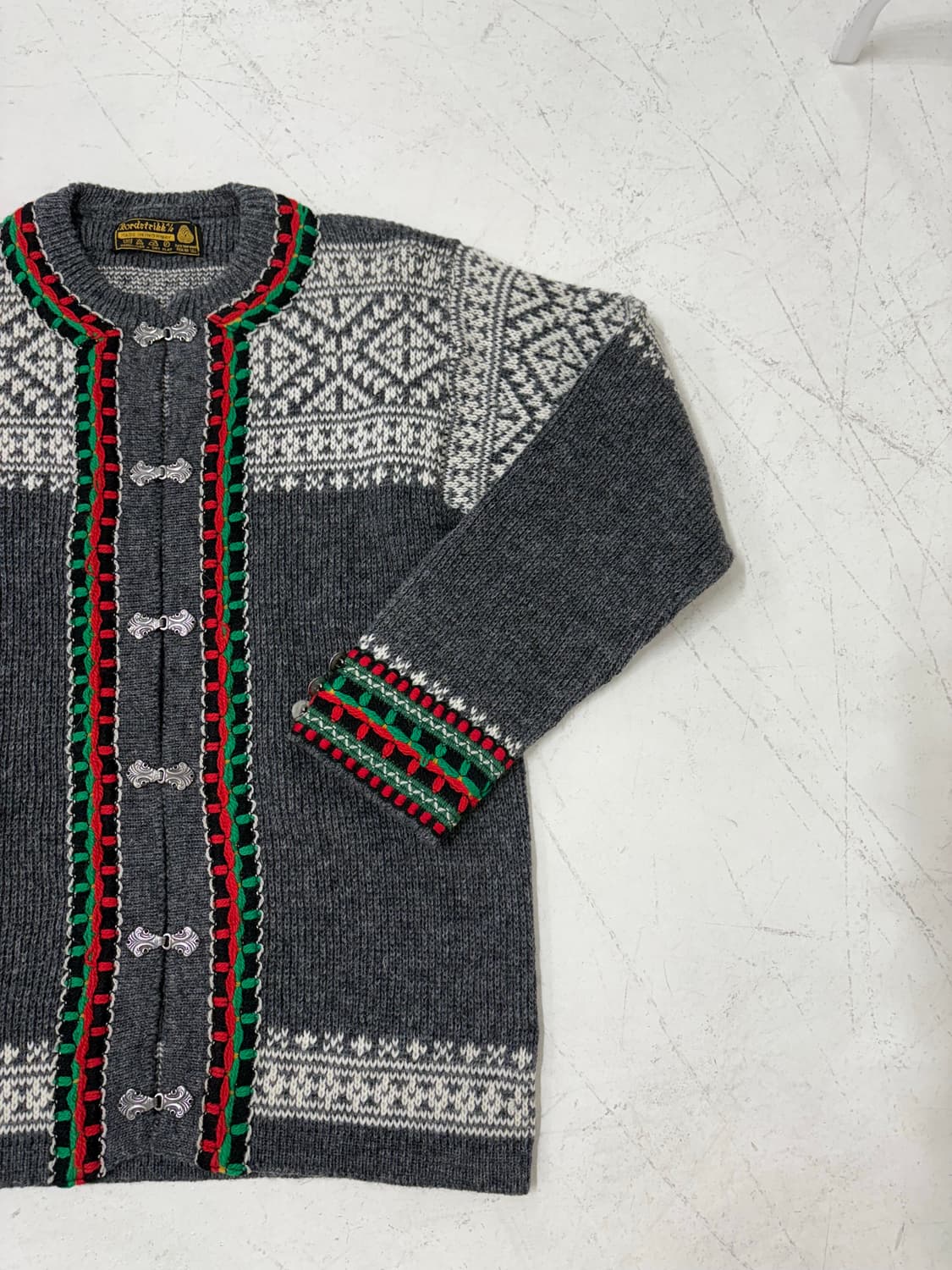 70-80‘s vtg Nordstrikk wool Sweater. 상품이미지6