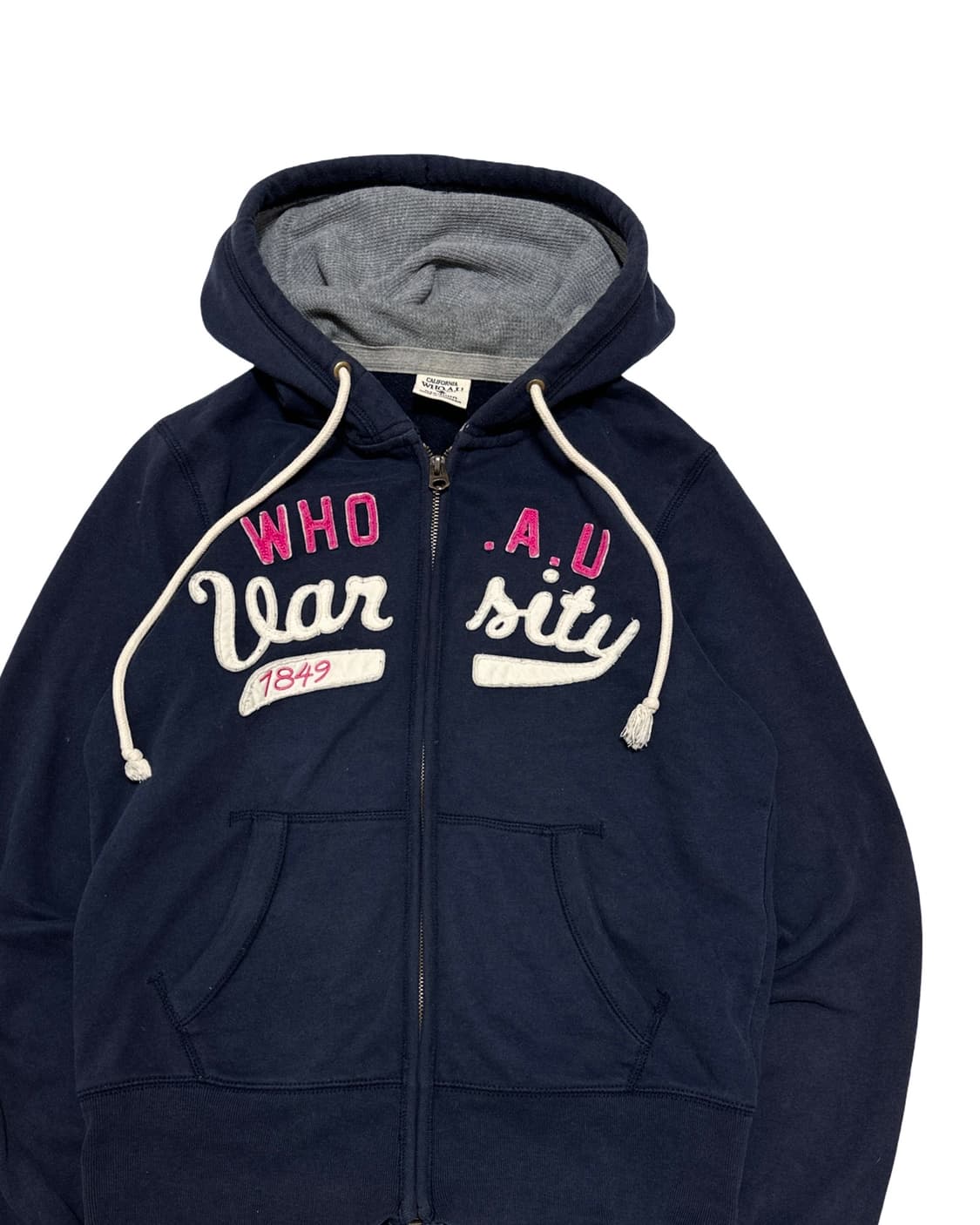 후아유 네이비 후드집업 상품이미지2