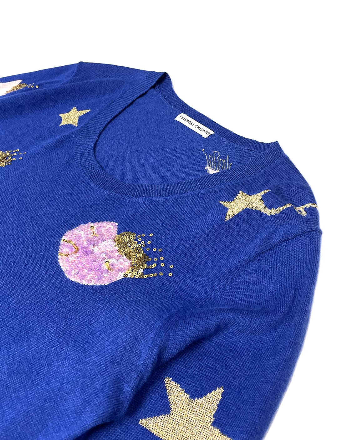 Tsumori chisato 스펭글 자수 니트 상품이미지3