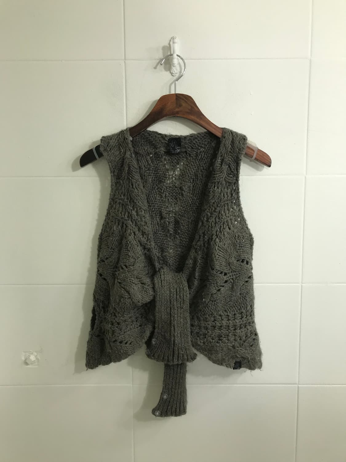 카키 그런지 히피모리 야상 코디세트 상품이미지6