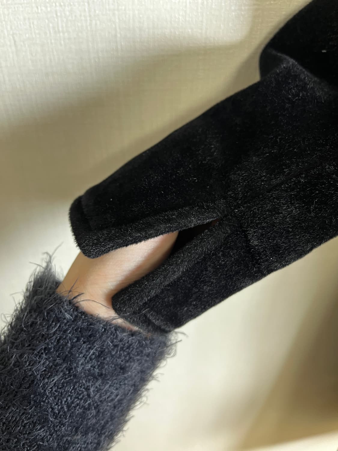 [S] 벨벳 여성 코트 상품이미지7