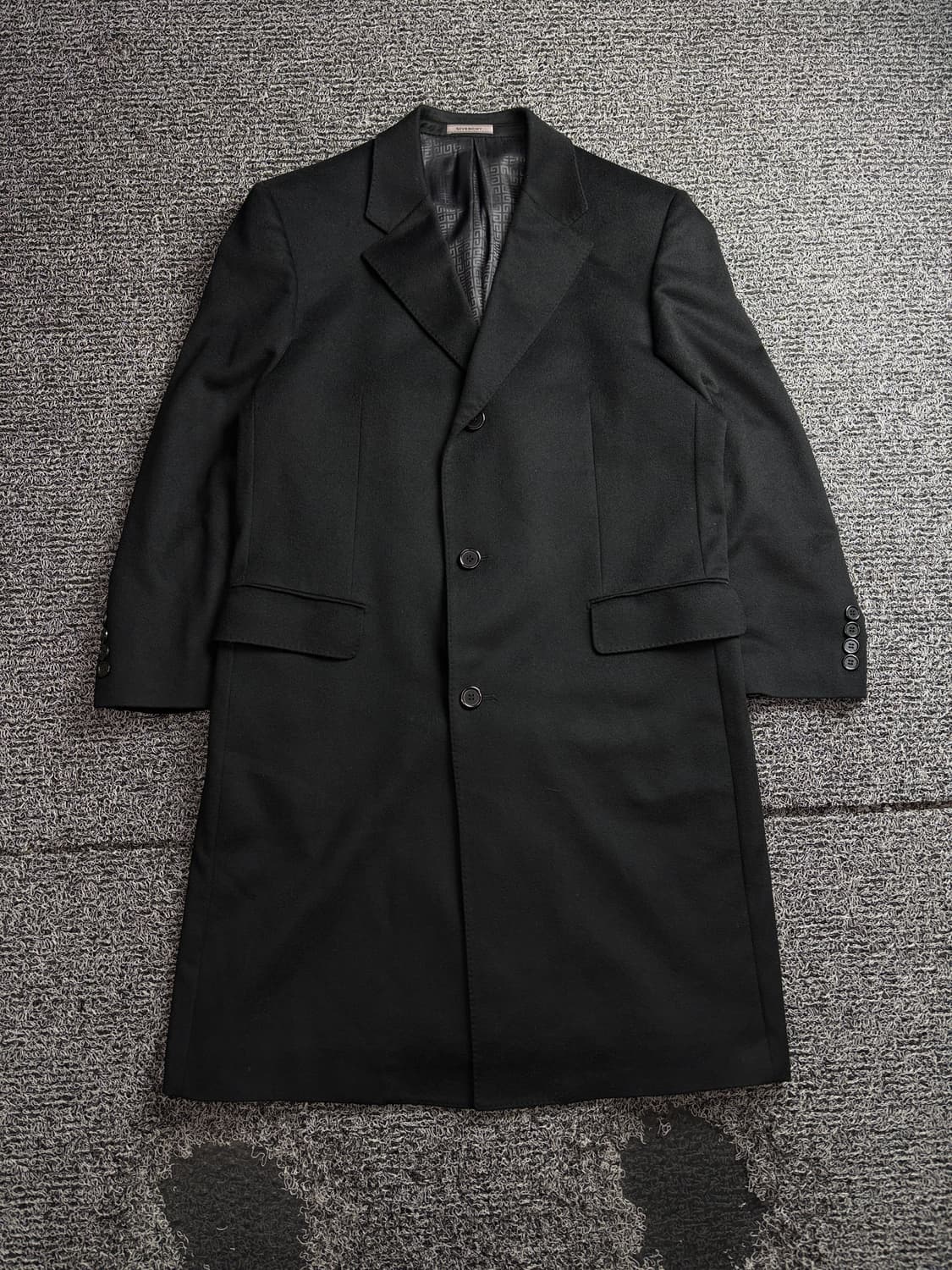 90s 지방시 아카이브 캐시미어 발마칸 코트 3747 상품이미지2