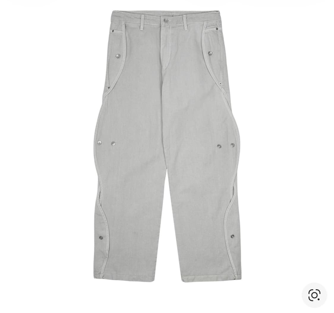 산산기어 코튼 웨이브 팬츠 그레이 상품이미지1