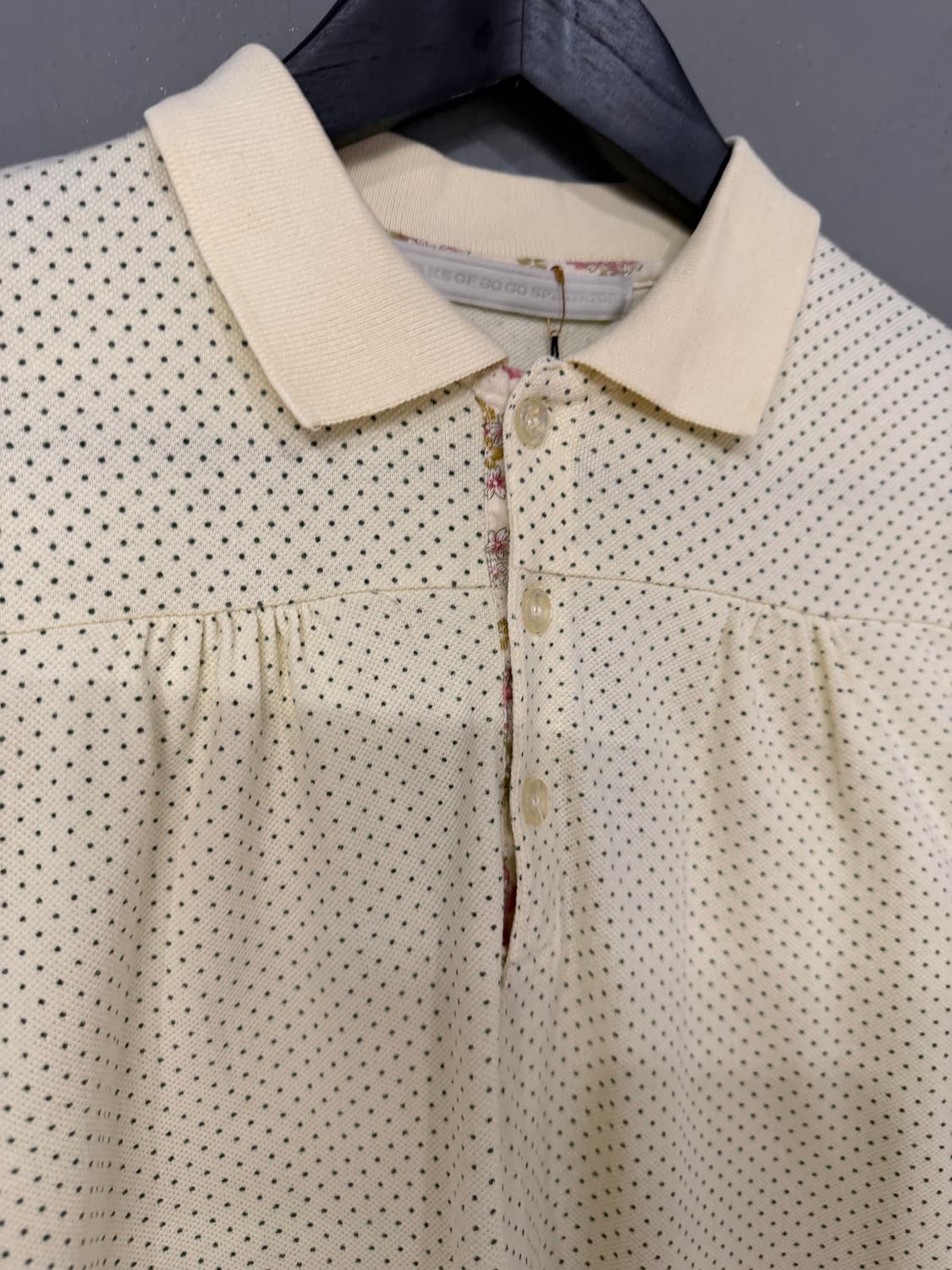 yellow dot pattern collar tee  상품이미지7