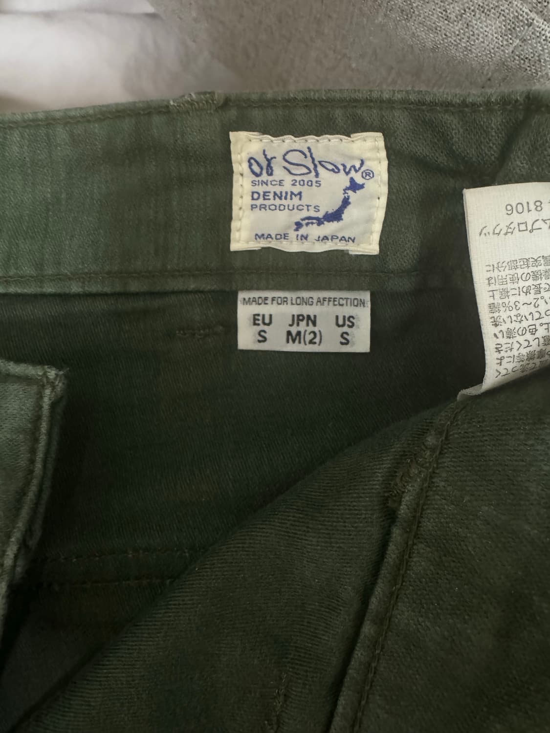 오어슬로우 퍼티그 팬츠 2사이즈 팝니다! 상품이미지1