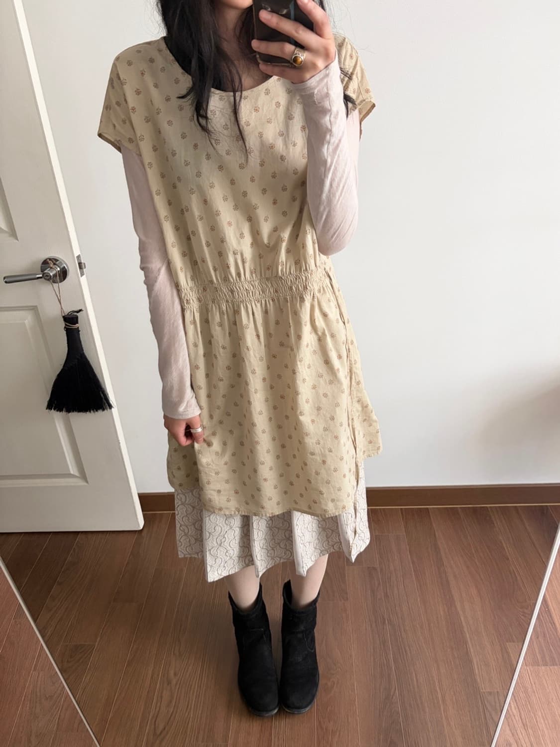 patterned dress 상품이미지3