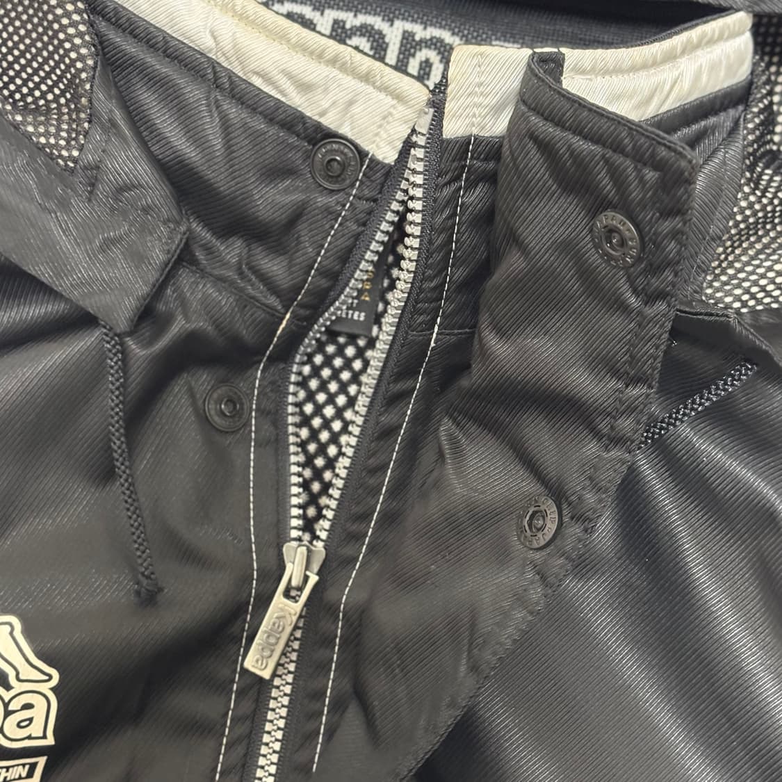 카파(Kappa) 올드스쿨 90s 라인 디테일 후드 자켓 상품이미지2