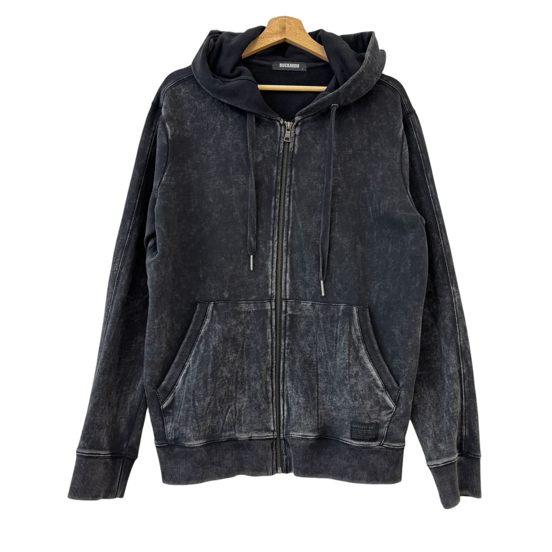 버커루 피그먼트 워시드 풀집 후디 상품이미지1