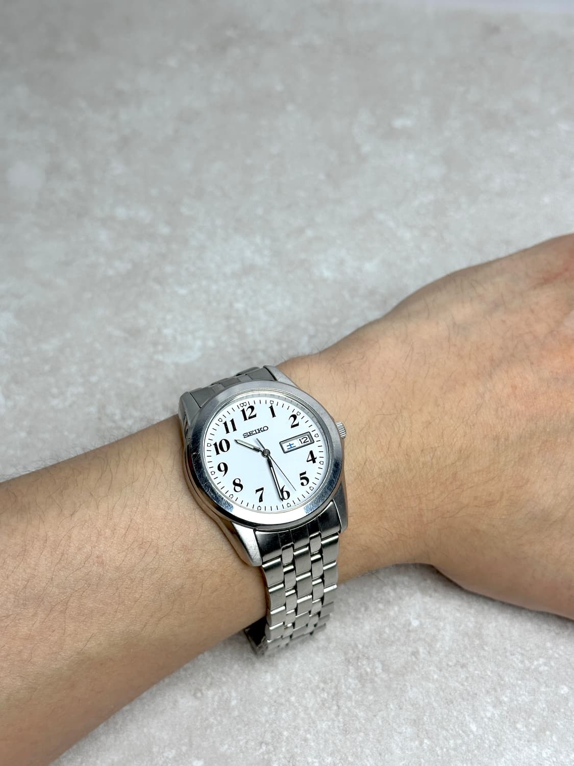 세이코 데이데이트 워치 (한자 요일 표기) 상품이미지7