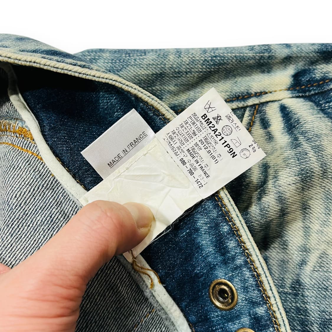 발망 2012s 음각 버튼 녹워싱 히든 멀티지퍼 모토 바이커진 상품이미지10