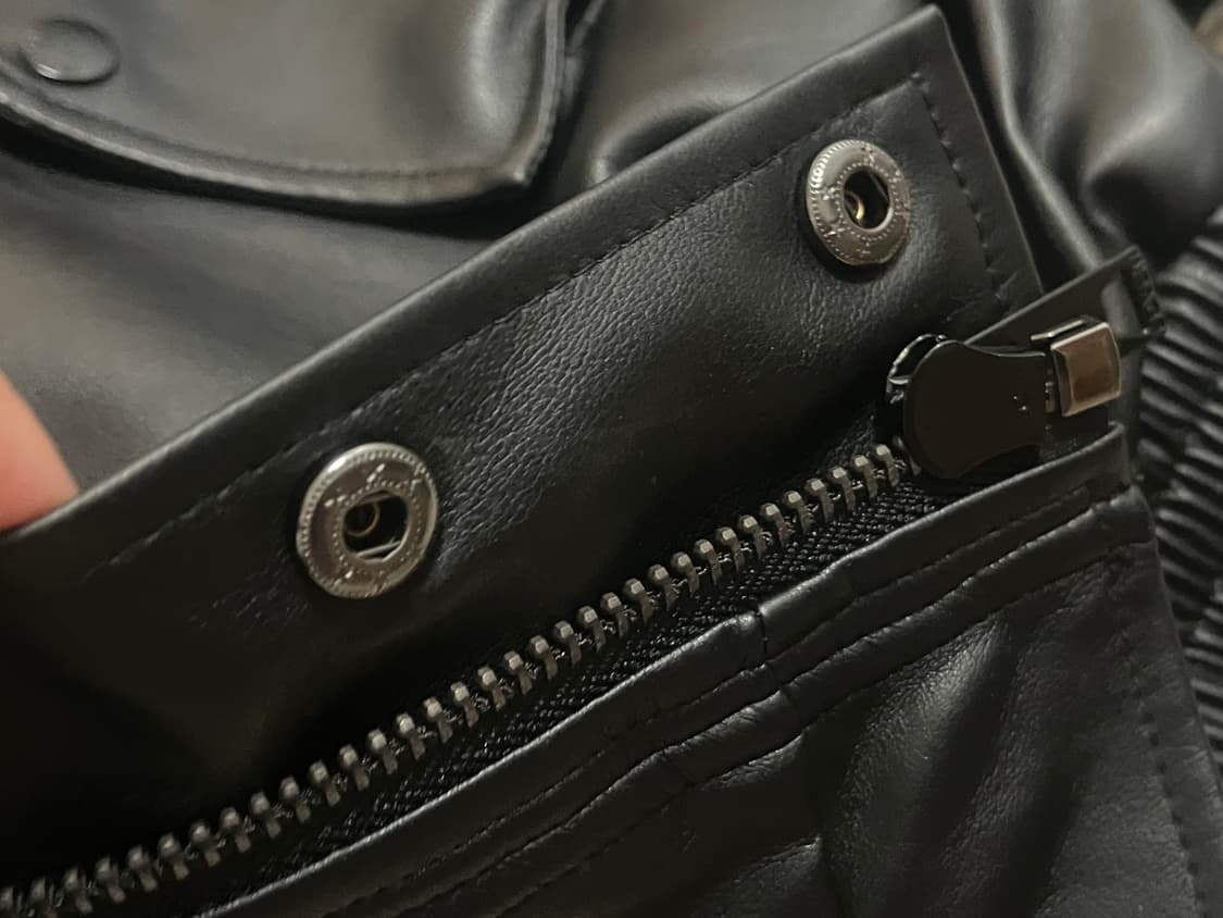 레이디볼륨 비건 레더 무스탕 상품이미지4