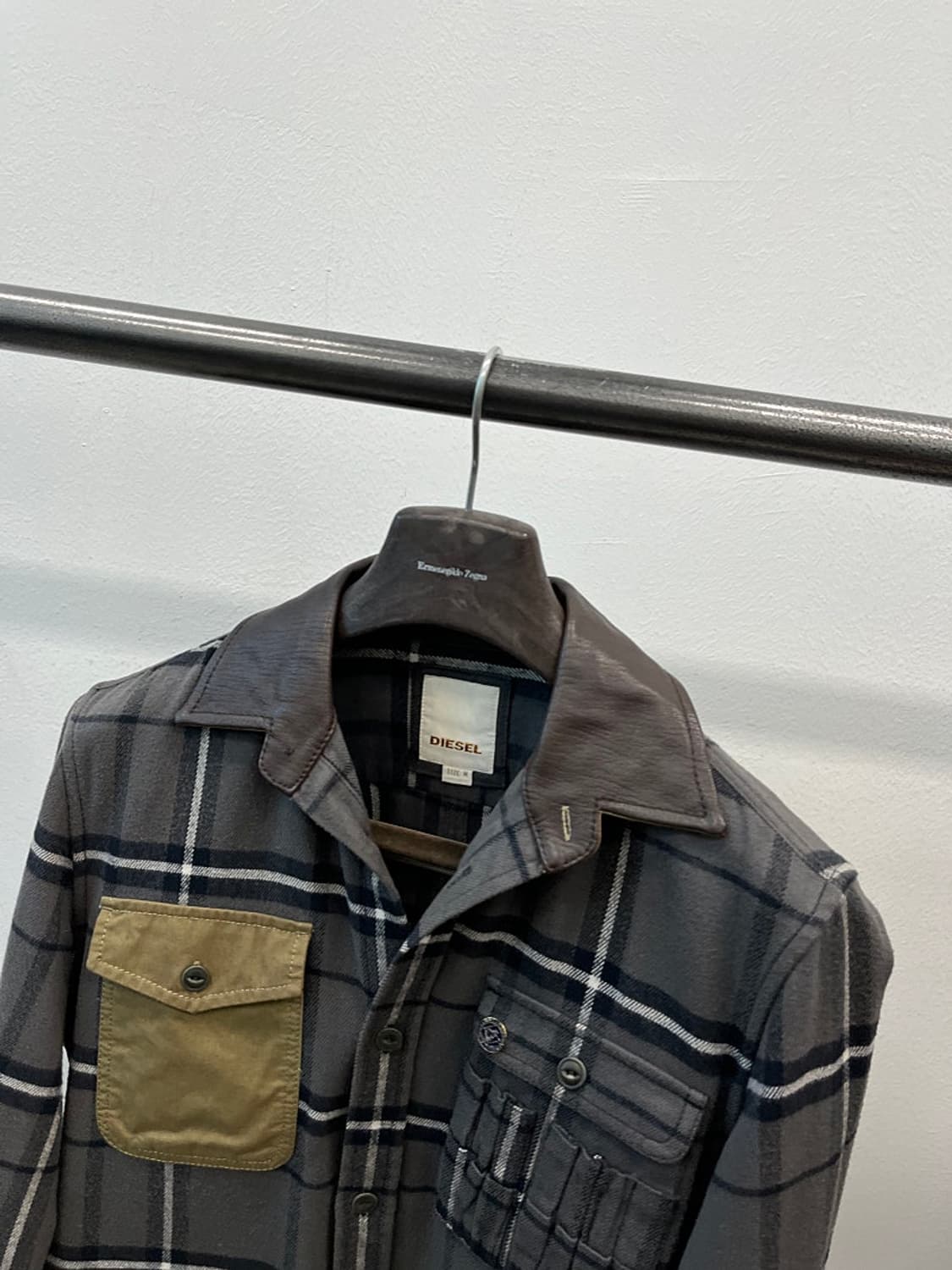 95) 디젤 레더카라 웨스턴셔츠 상품이미지2