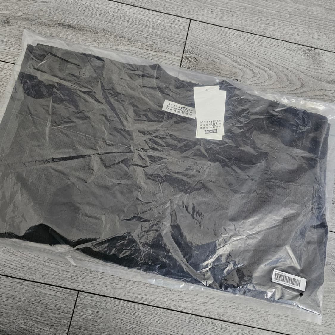 슈프림 마르지엘라 mm6 풋볼져지 블랙 L 상품이미지3