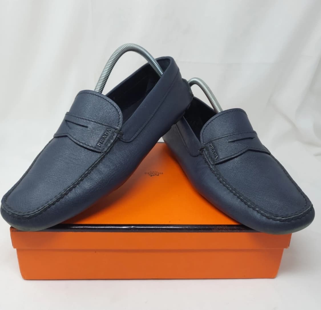 정품 프라다 사피아노 드라이빙 슈즈 270mm 상품이미지1