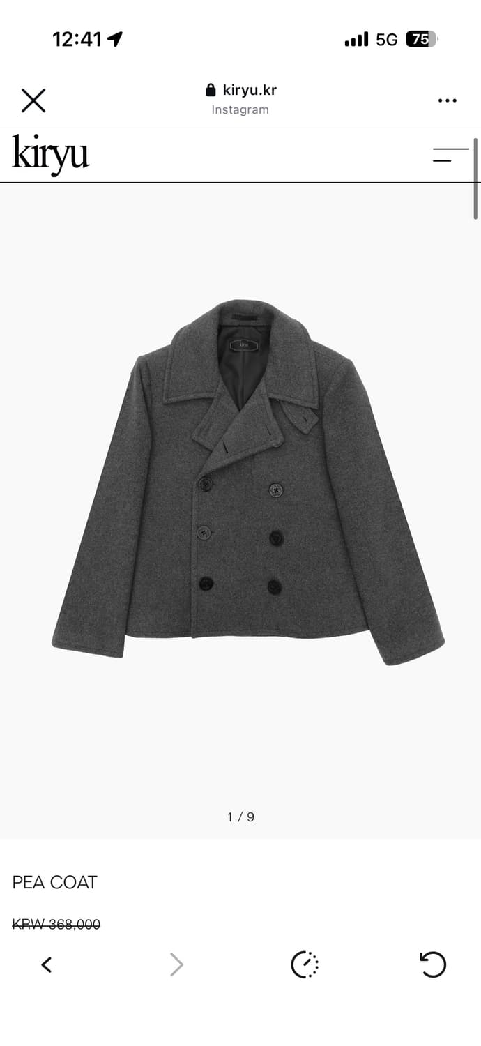 kiryu 피코트 상품이미지3