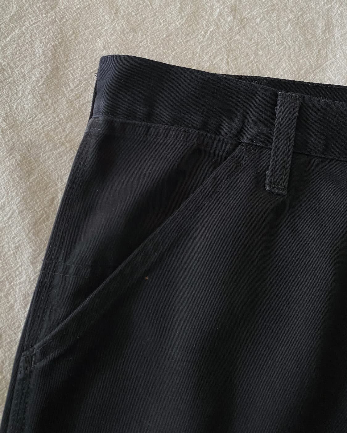 칼하트 블랙 심플 팬츠 상품이미지4