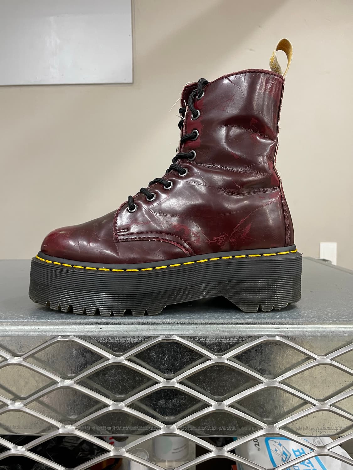 닥터마틴 제이든 부츠 버건디 uk3 상품이미지1