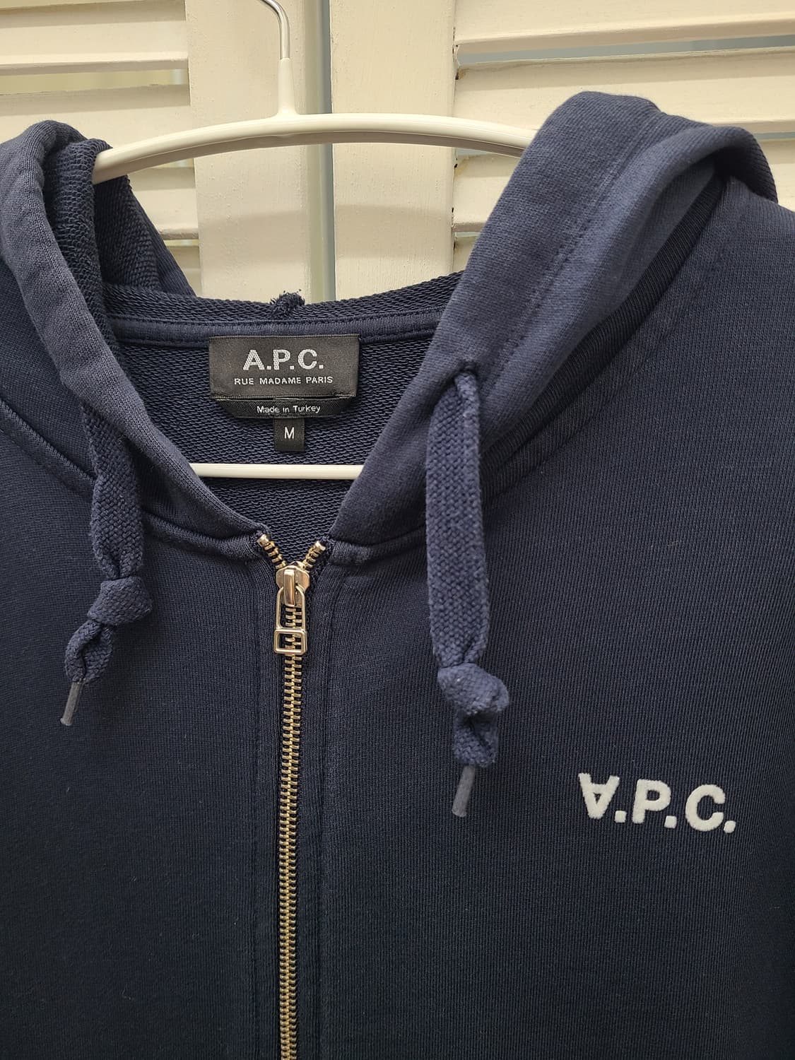 아페쎄 APC 쿠엔틴 집업 후드 상품이미지2