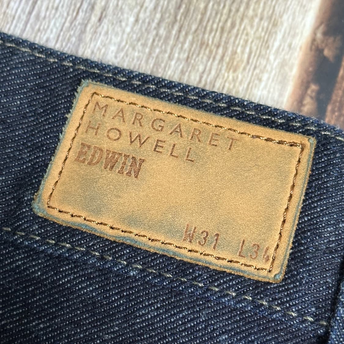 MARGARET HOWELL 마가렛호웰 x 에드윈 셀비지 데님 팬츠 31 상품이미지10
