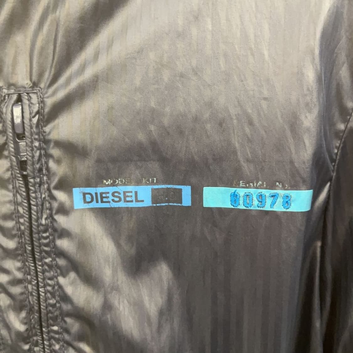 디젤 올드스쿨 빈티지 레이싱 바람막이 자켓 M C09516 상품이미지7