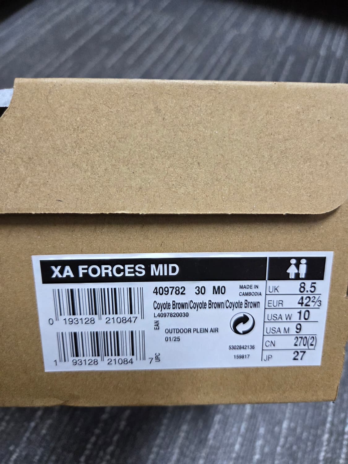 살로몬XA포스미드 코요테 상품이미지4