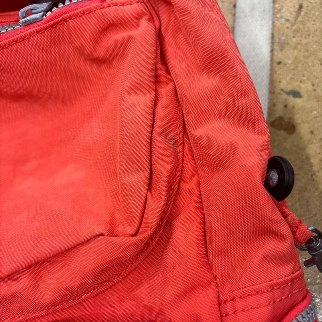 키플링 다홍색 오렌지 백팩 가방  상품이미지9