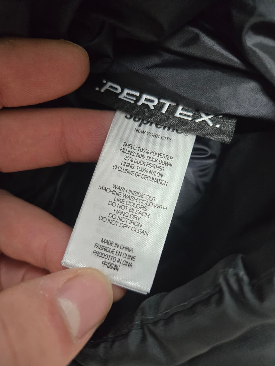 슈프림 마이크로다운 m사이즈 25fw 상품이미지4