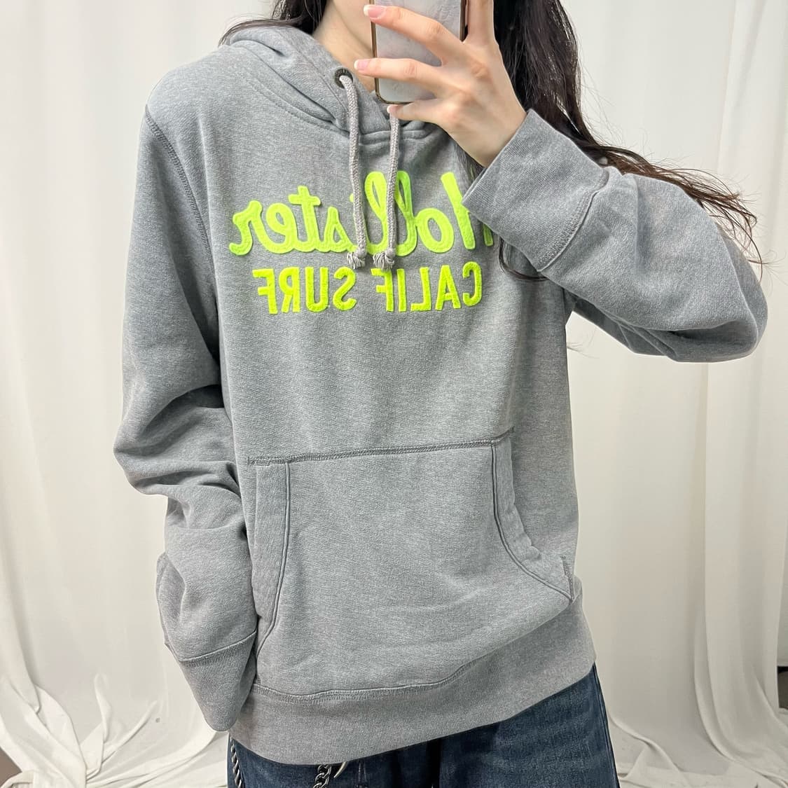 Hollister grey hoodie 상품이미지3