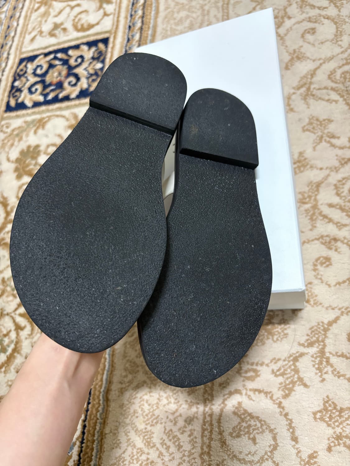 얼바닉 레더 플리플랍 크림  상품이미지2
