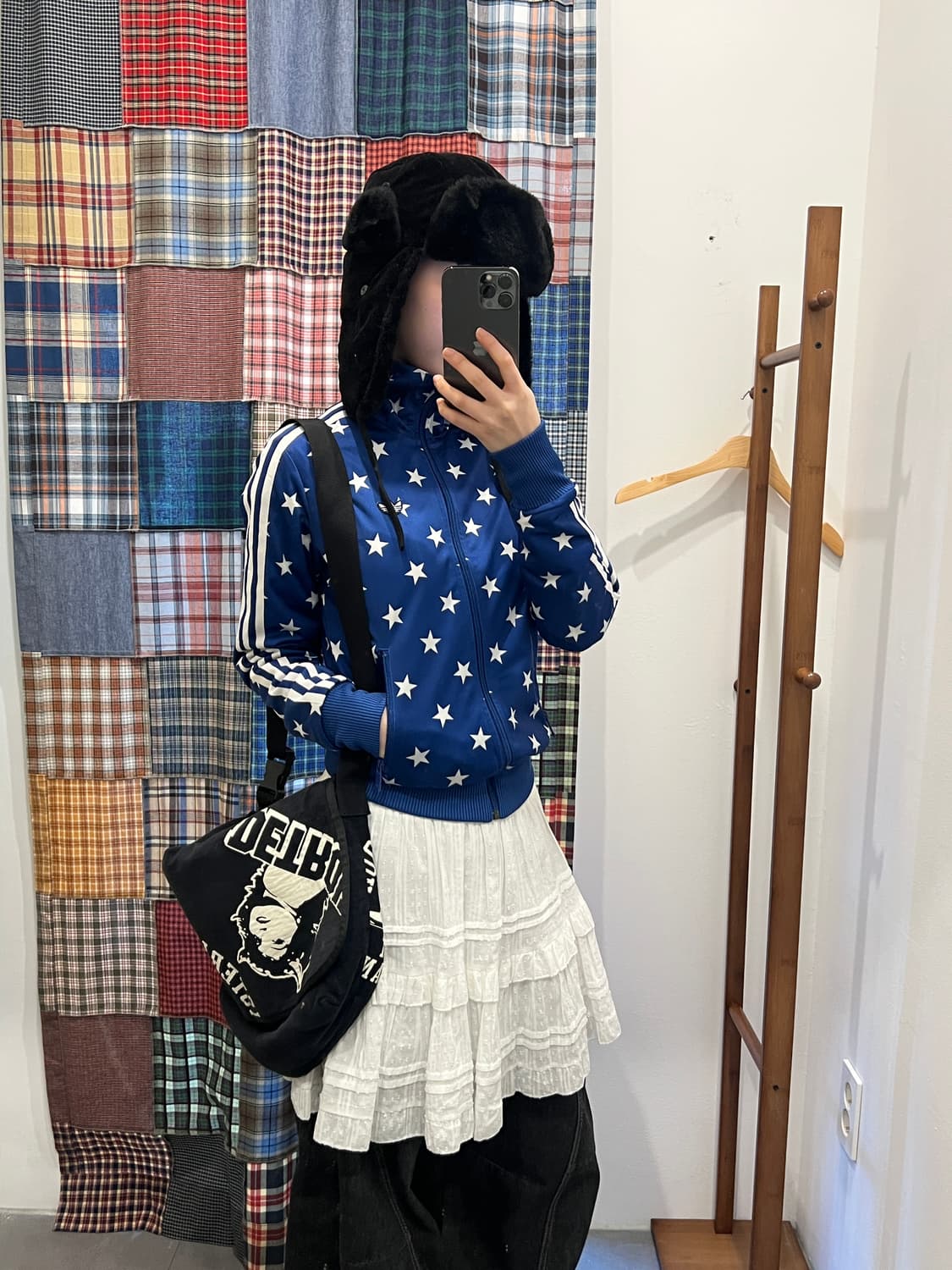 아디다스 블루 화이트 스타 져지 상품이미지1