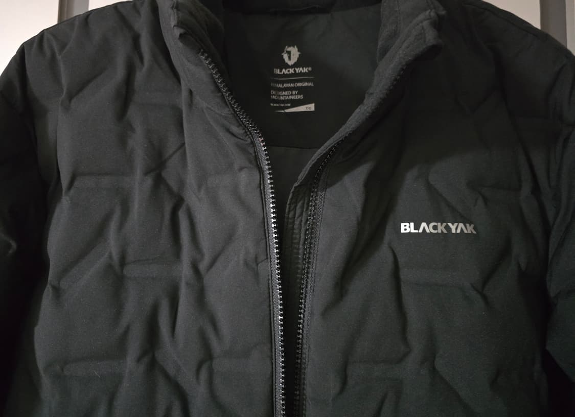 블랙야크 남자 구스다운 경량패딩.  싸이즈105~110 상품이미지3