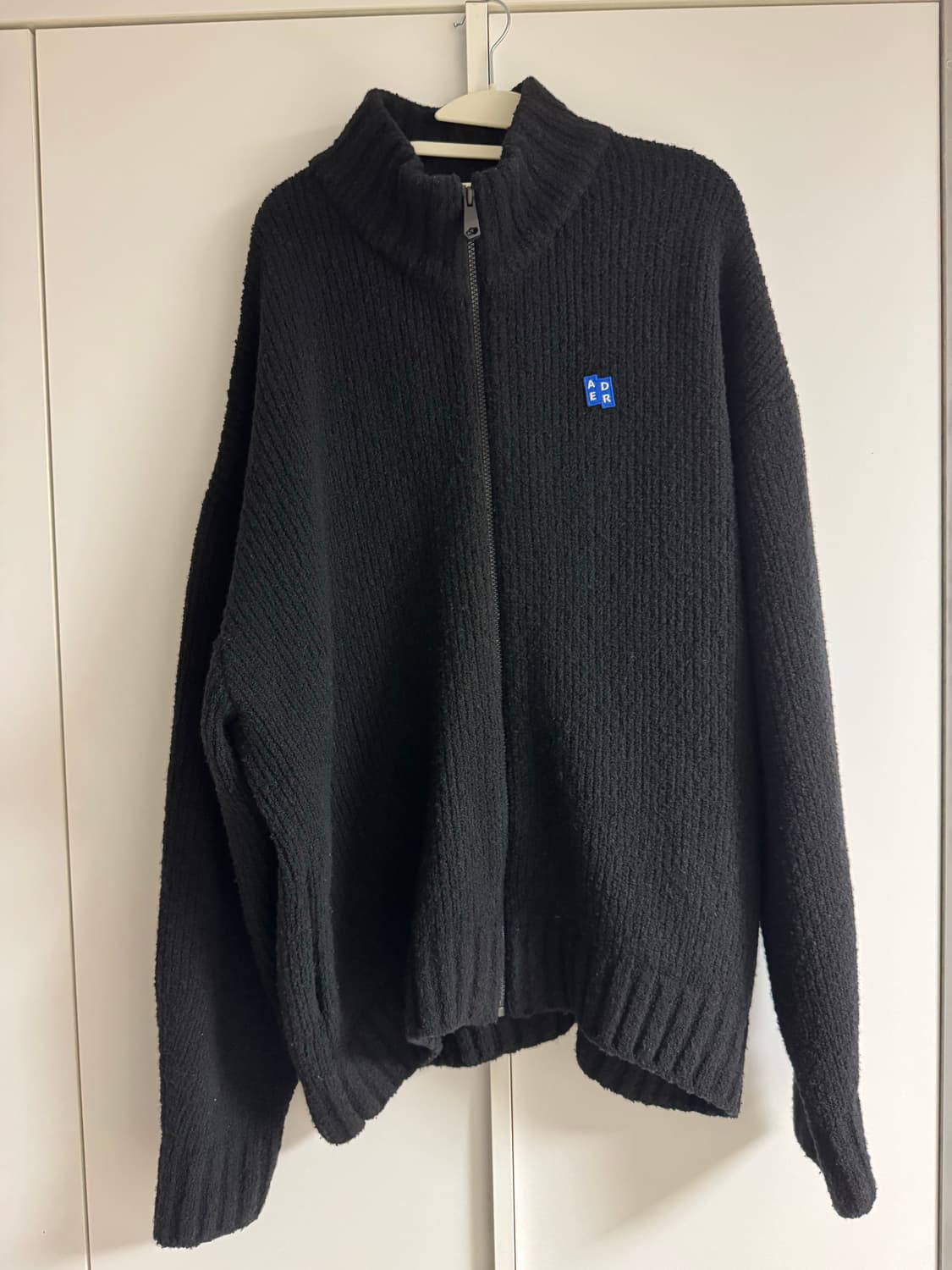 아더에러 시그니피컨트 니트집업 블랙XL 상품이미지1